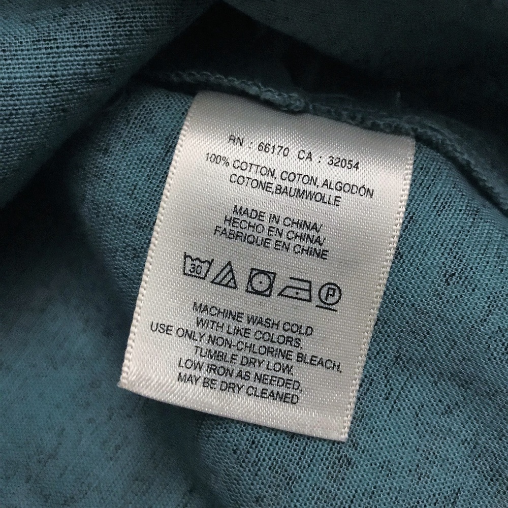 New Maeve Turquoise Convertible Pattern Print Top - Picture 8 of 8